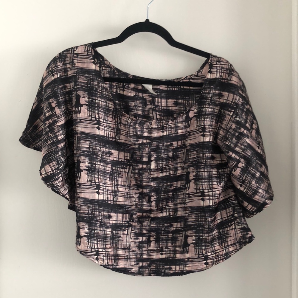 Urban behavior multicolor crop top size s
